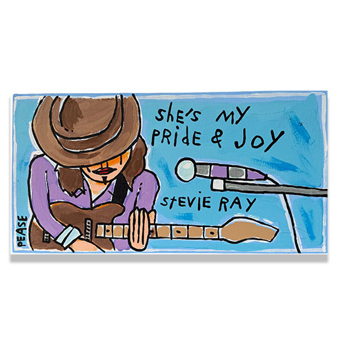 Ken Pease Stevie Ray 22x11 WP4810 SOLD